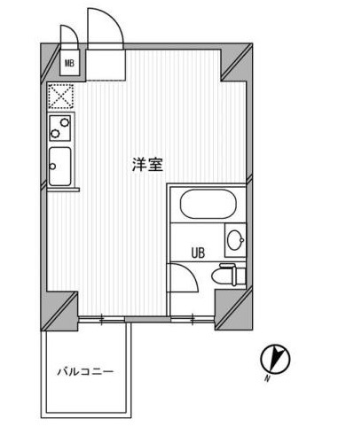 イーストヴィレッジ三宮の間取り