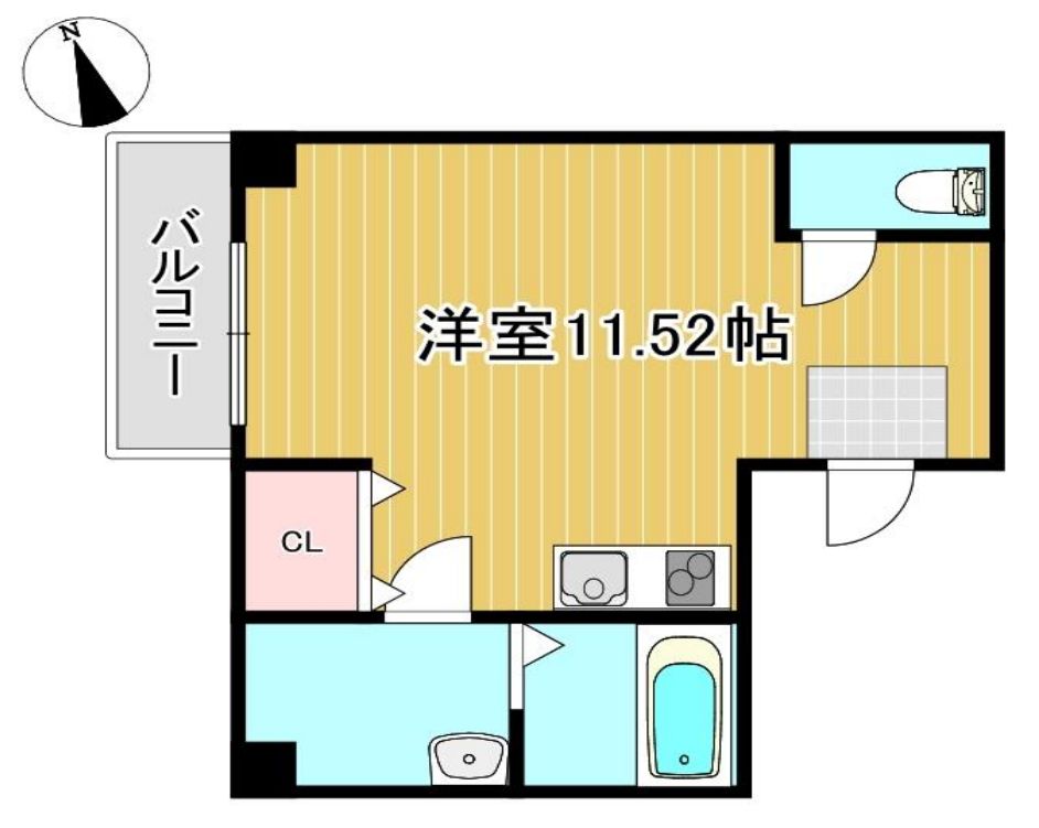 ボヌール竹田の間取り