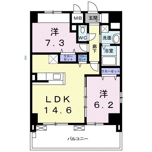 ケイマイティ　IIの間取り