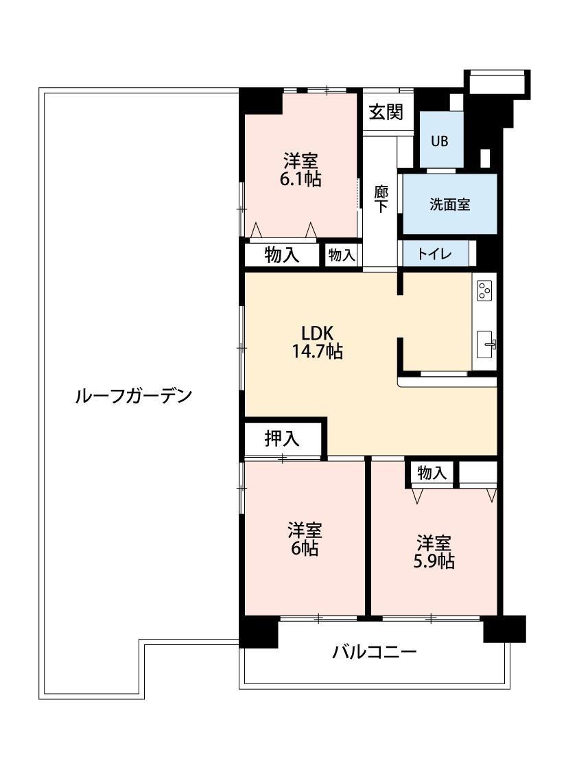 スペリア桑名三番館の間取り