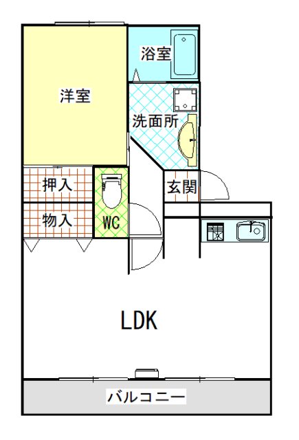 エスペランサＴの間取り