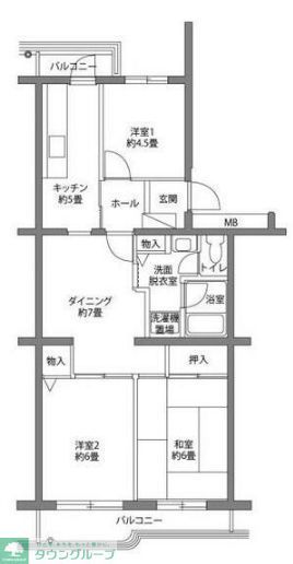 シーブリーズ金沢の間取り