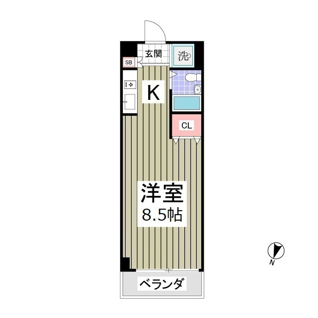 さいたま市見沼区東大宮のマンションの間取り