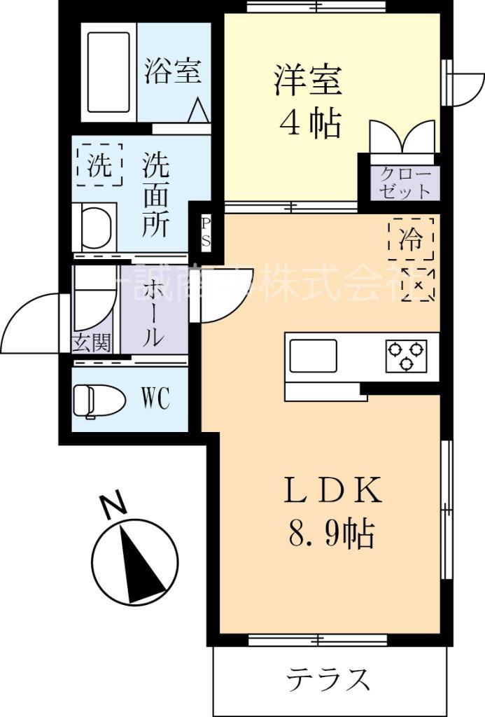 グランメールひがし野の間取り