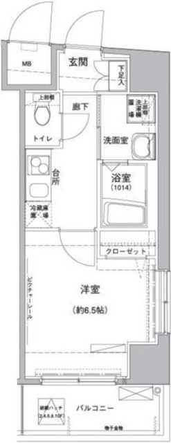 ロメック山手日暮里の間取り