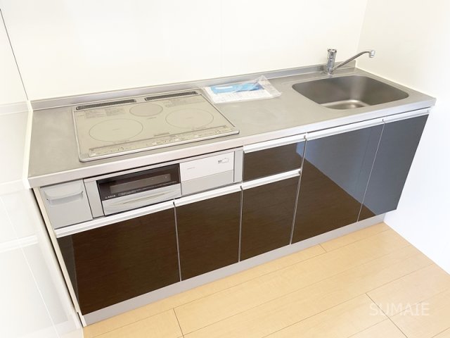 キッチン　グリル付きIHコンロです！