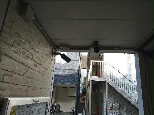 セキュリティ　防犯カメラ設置