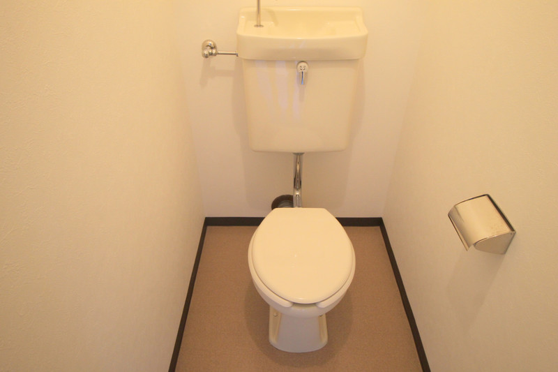 阪急宝塚線 岡町駅 徒歩14分 4階建 築46年のトイレ写真