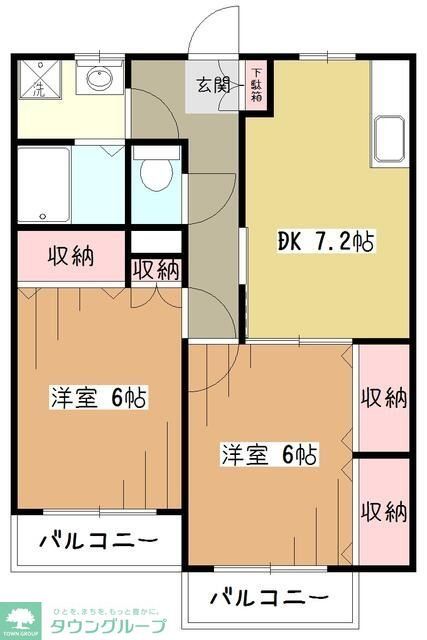 テイエムハイツの間取り写真