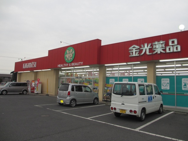 ドラックストア　金光薬品岡北店（ドラッグストア）まで600m