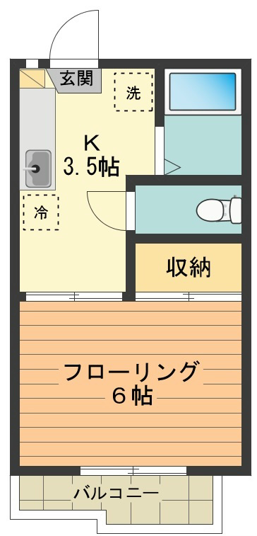 ハイツ平成の間取り写真