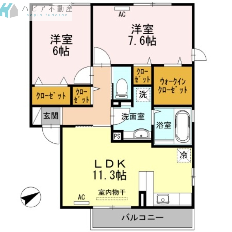 M’z courtの間取り写真