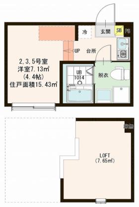 ハーモニーテラス西高島平の間取り写真
