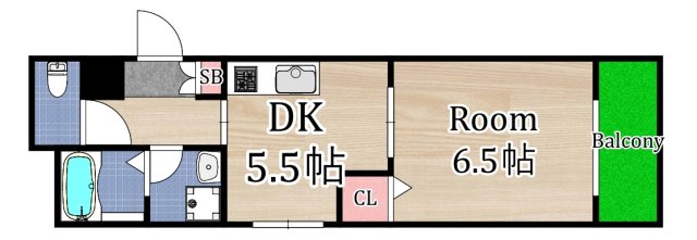 Jブライト京橋の間取り写真