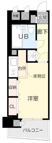 ライオンズマンション盛岡内丸の間取り