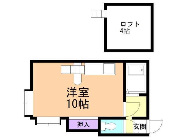 ＡＭＳ新札幌２の間取り