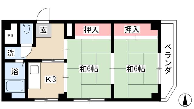 日興ビルの間取り