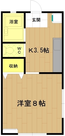 伊勢市勢田町のマンションの間取り