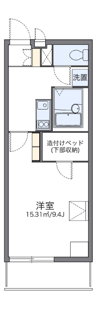 八尾市恩智北町のマンションの間取り