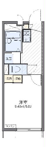 レオパレスドミール　別府の間取り