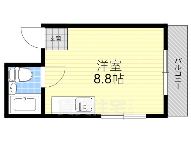 石津ハイツの間取り