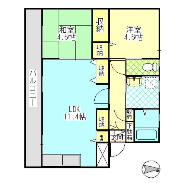 アシスト上越マンション5号棟_間取り_0