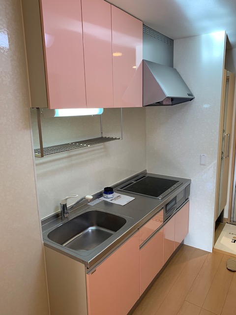 キッチン　IHクッキングヒーター付のシステムキッチン