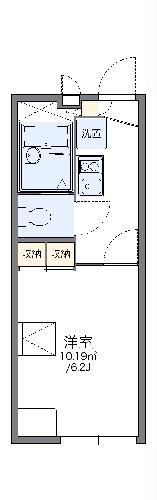 レオパレスエスカレラ　クエスタの間取り