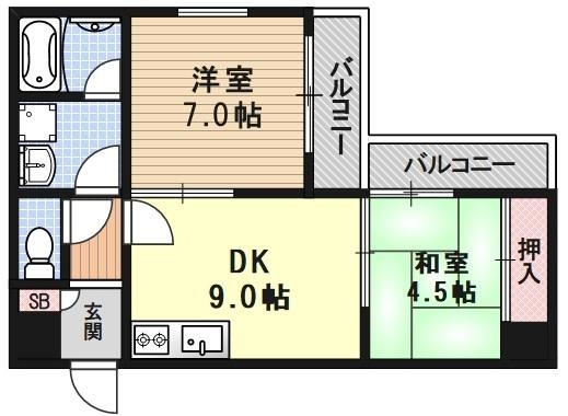 センチュリープラザの間取り