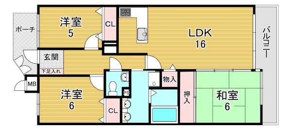 DO鶴見の間取り