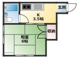 東京都中野区松が丘２（アパート）の賃貸物件の間取り