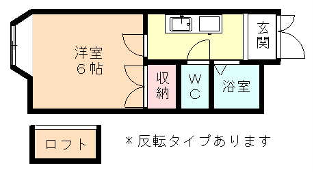 セサミ赤田の間取り