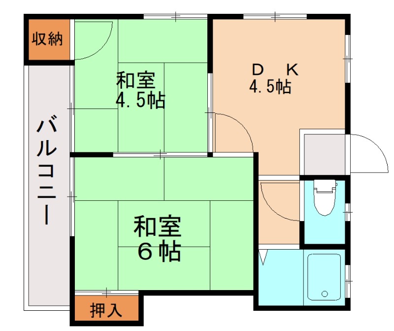 康泰閣の間取り