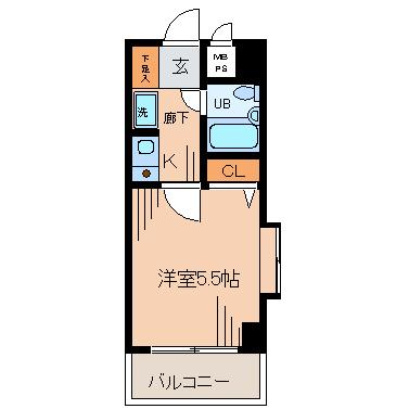 町田市原町田のマンションの間取り