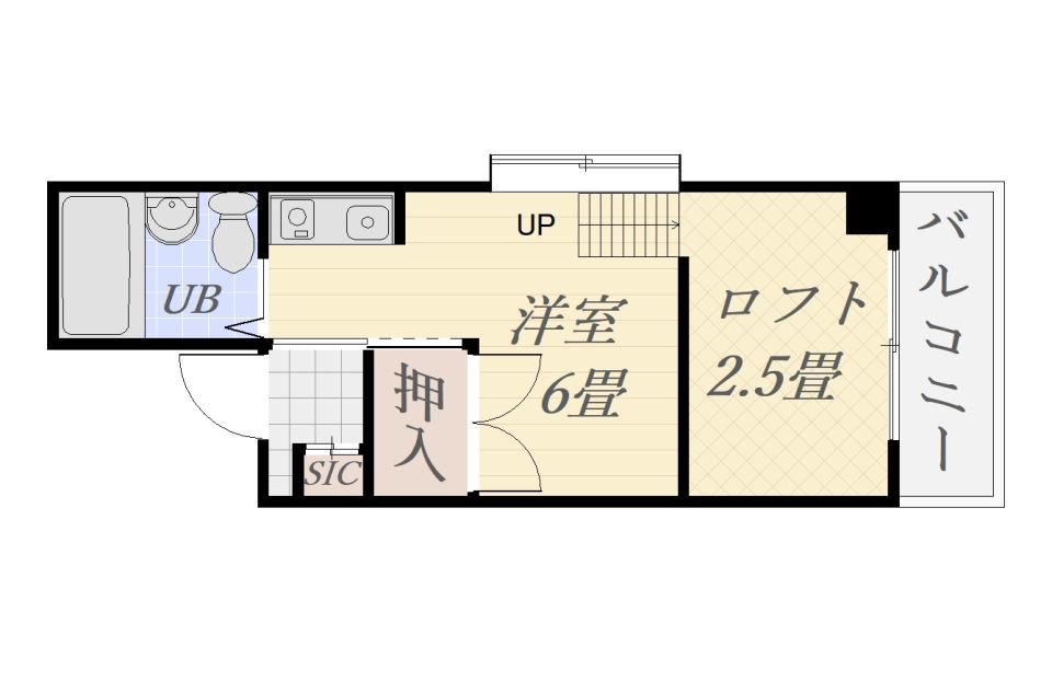 サンセットビル（西田）の間取り