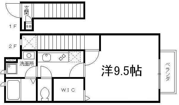 アスピリア石田の間取り