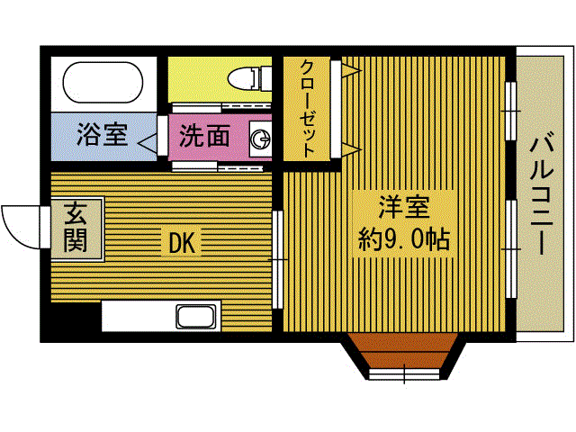 ドリームコーポの間取り