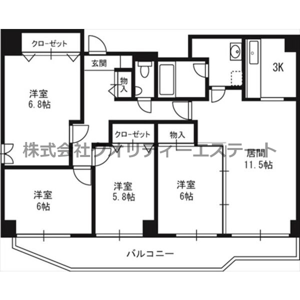 Gufo伏見の間取り