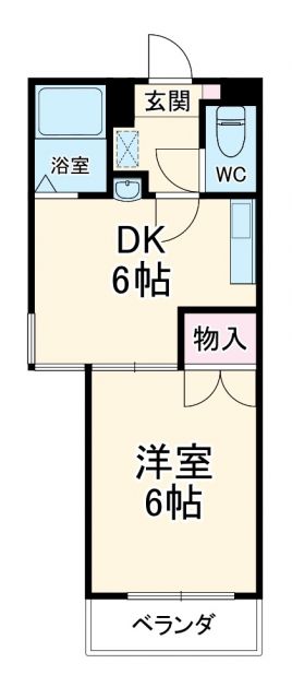 京都市右京区西京極前田町のマンションの間取り