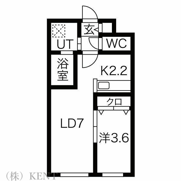 ONE STAGE二十四軒の間取り