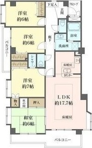 ヴェルサイユ東山公園の間取り