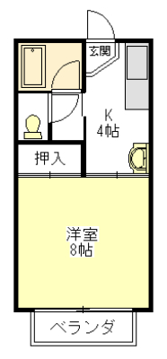 栗真ハイマートエクセル　Ａ棟・Ｂ棟・Ｃ棟の間取り