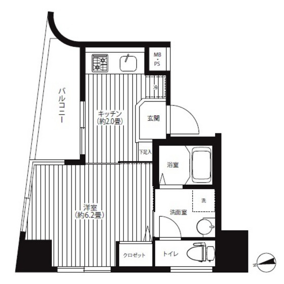 Ｒｅｎｏ新宿若松町の間取り