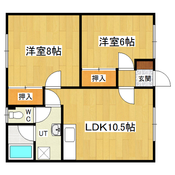 エクセルハイツ元町の間取り