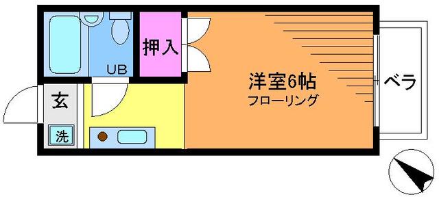 三鷹市大沢のマンションの間取り