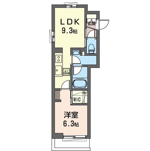 ＨＹＧＧＥ　Ｉｃｈｉｋａｗａの間取り