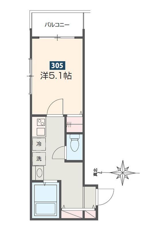 MELDIA柏の間取り