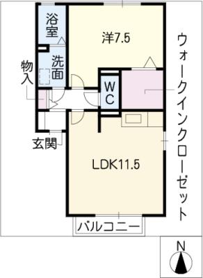 ウィルモアＫの間取り