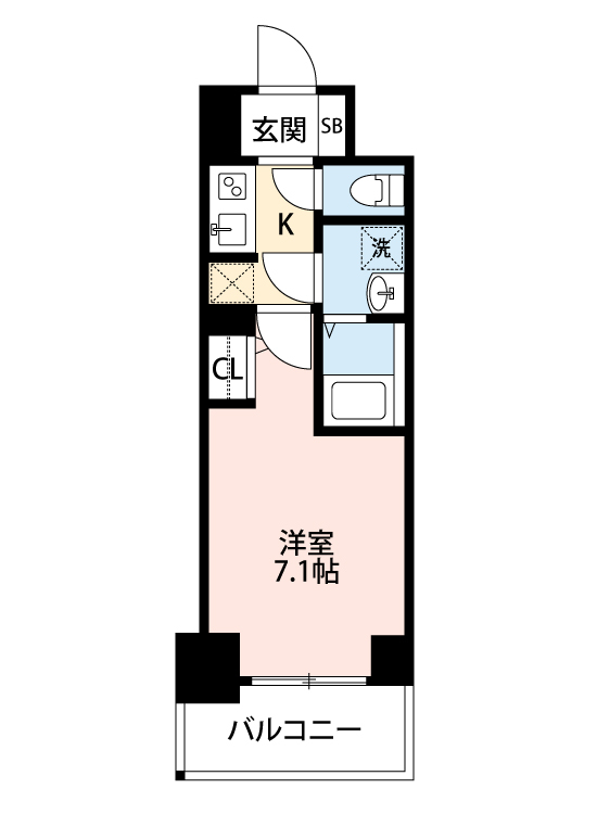 S-RESIDENCE千里丘の間取り