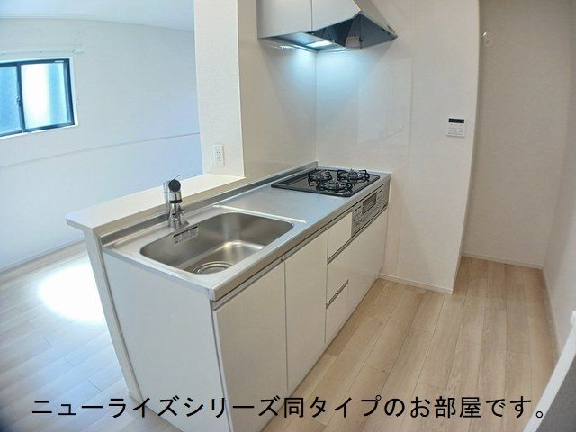 【福津市津屋崎のアパートのキッチン】